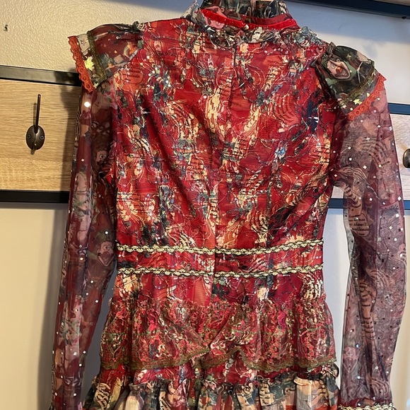 NWT BURRYCO Long Fancy Dress - Picture 5 of 7